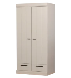 Szafa DRAWER 195 x 94 cm drewno sosna dust
