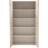 Szafa Japandi z wzorem RAIN 200 cm drewno sosny dust