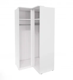 Szafa narożna OPTIMA 109 cm biała