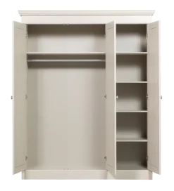 Szafa OLIVIA 212 cm drewno sosna szara