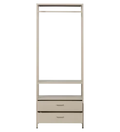 Szafa otwarta FERRIS 185 x 70 cm piaskowa