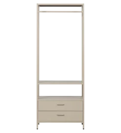 Szafa otwarta FERRIS 185 x 70 cm piaskowa