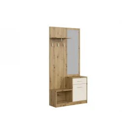 Szafa PERGO 90 cm naturalna biała