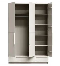 Szafa PURE 215 x 142 cm drewno sosny dust