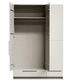 Szafa PURE 215 x 142 cm drewno sosny dust