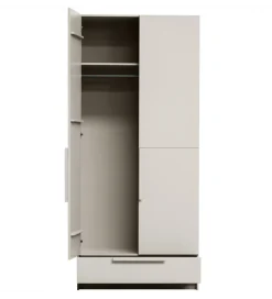 Szafa PURE 215 x 95 cm drewno sosny dust