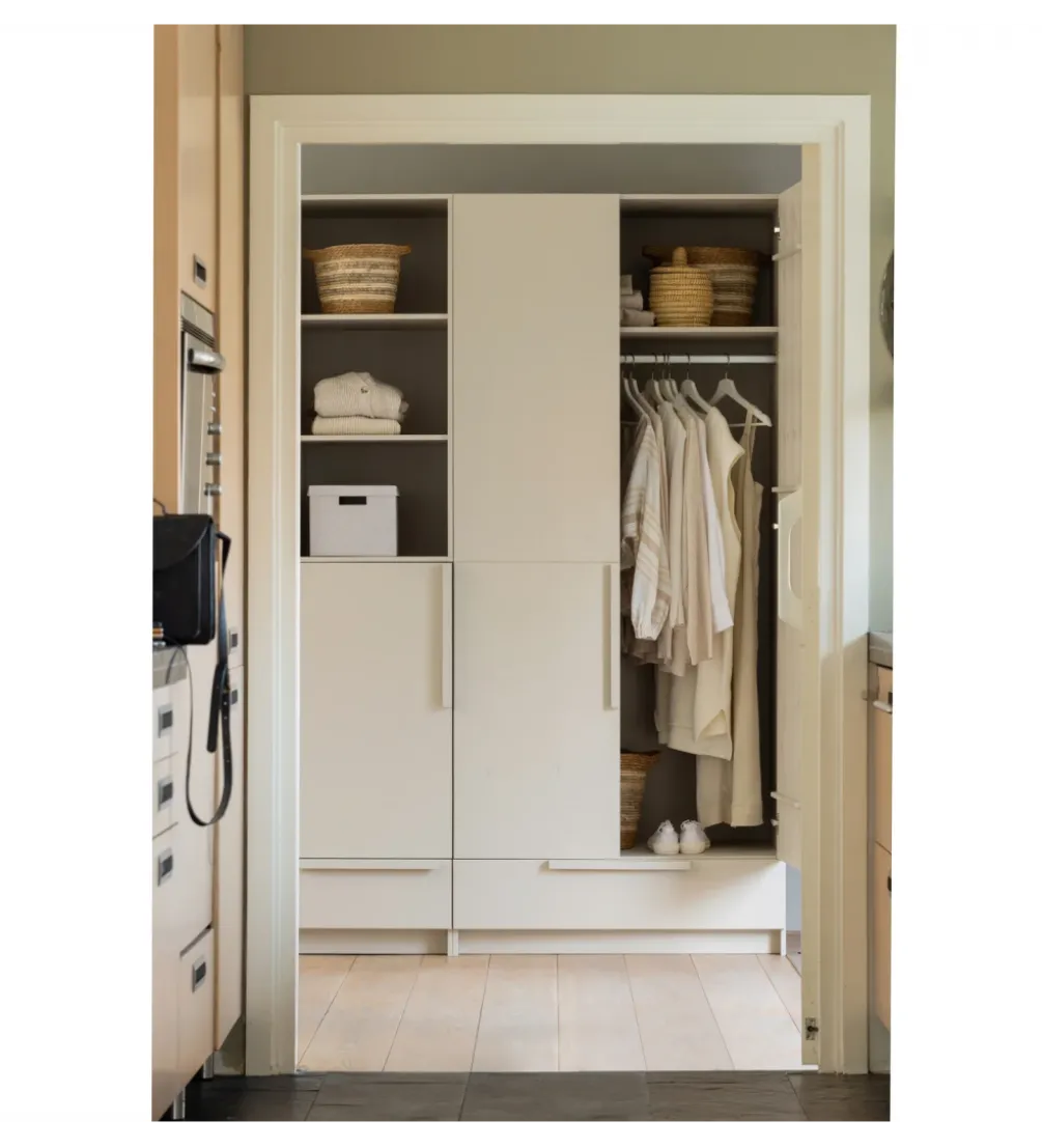 Szafa PURE 215 x 95 cm drewno sosny dust