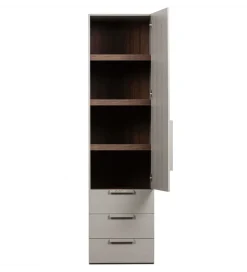 Szafa RENS 55 cm dekor orzechowy szara
