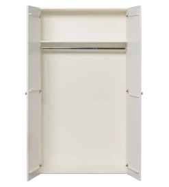 Szafa SIPKE 210 cm drewno sosny biała