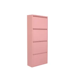 Szafka na buty CARUSO 136 cm różowa