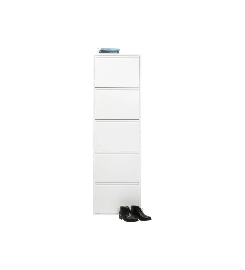Szafka na buty CARUSO 170 cm biała