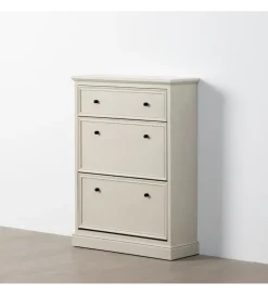 Szafka na buty REID 108 cm jasnoszara
