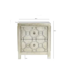 Szafka nocna Alhambra 58 cm złota