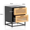 Szafka nocna Ambert 45 cm czarna