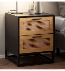 Szafka nocna Ambert 45 cm czarna
