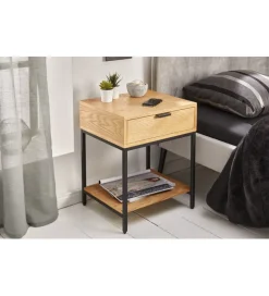 Szafka nocna  Elements 40 cm w kolorze dębowym