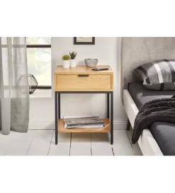 Szafka nocna  Elements 40 cm w kolorze dębowym