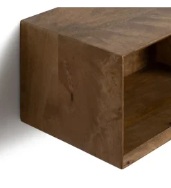 Szafka nocna ENTIR 40 cm drewno mango brązowa