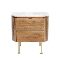 Szafka nocna GRACE 50 cm drewno mango