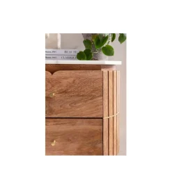 Szafka nocna GRACE 50 cm drewno mango