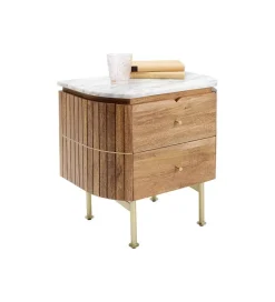 Szafka nocna GRACE 50 cm drewno mango
