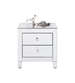 Szafka nocna LUXURY 49 cm transparentny