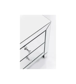 Szafka nocna LUXURY 49 cm transparentny