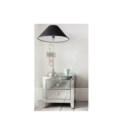 Szafka nocna LUXURY 49 cm transparentny