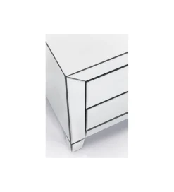 Szafka nocna LUXURY 49 cm transparentny