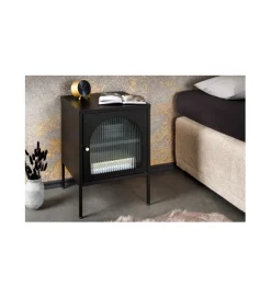 Szafka nocna OLIMPIA III 40 cm czarna