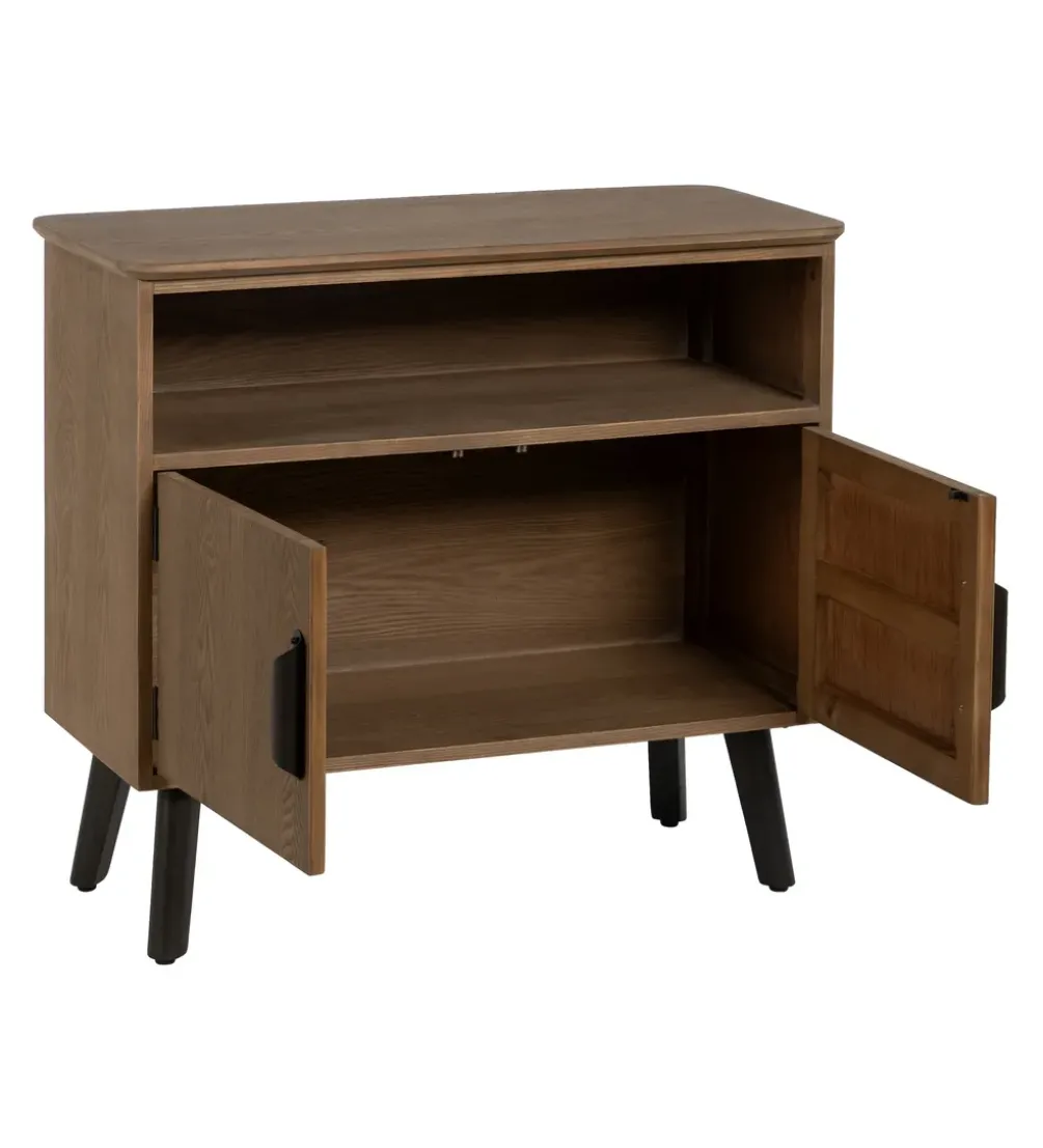 Szafka nocna PAUL 90 cm drewno jodła