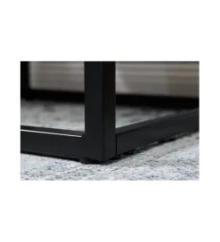 Szafka nocna RAUL 45 cm w optyce białego marmuru