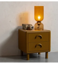 Szafka nocna RUNE 42 cm miodowa