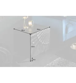 Szafka nocna ZEUS Scorpion 50 cm drewno mango