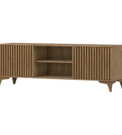 Szafka RTV ENTSIAN 150 cm w optyce dąb artisan