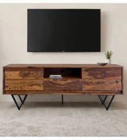 Szafka RTV WOHNLING 160 cm drewno sheesham