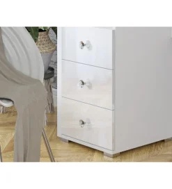 Toaletka DIVA 120 cm biała z oświetleniem