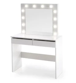 Toaletka HOLLYWOOD 94 cm biała z oświetleniem LED