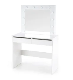 Toaletka HOLLYWOOD 94 cm biała z oświetleniem LED