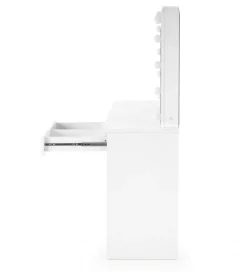 Toaletka HOLLYWOOD 94 cm biała z oświetleniem LED