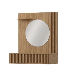 Toaletka wisząca ENTSIAN 85 cm w optyce dąb artisan