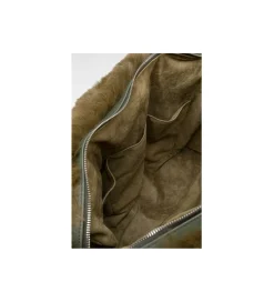 Torba MIKA FURR oliwkowa