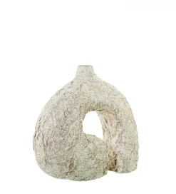 Wazon ABSTRACT 30 cm ceramika biały