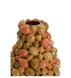 Wazon CITRUS 23 cm ceramika wielokolorowy