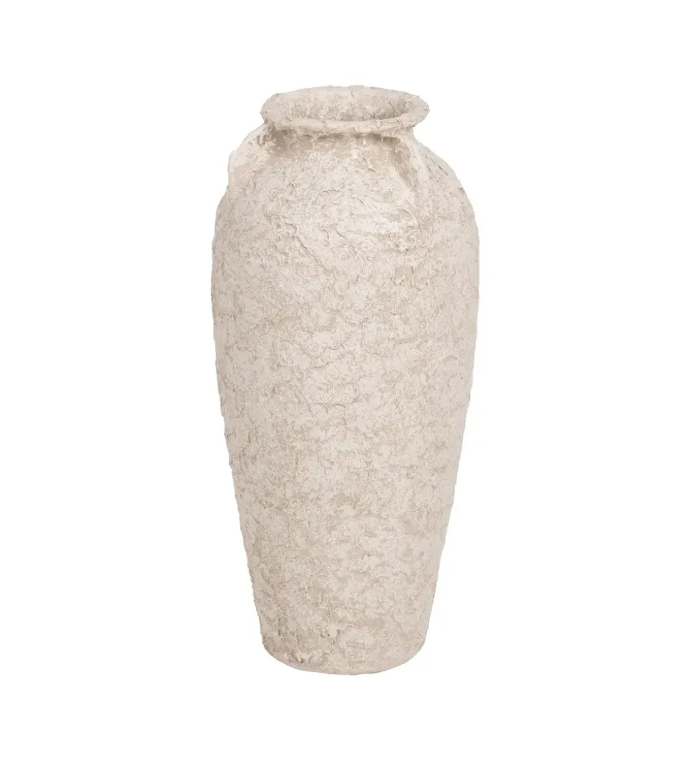 Wazon DAGET 60 cm biały ceramika