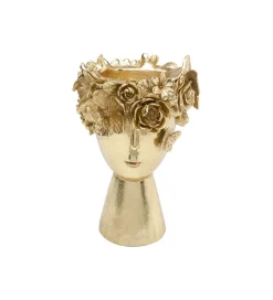 Wazon Flowercrown 20 cm złoty