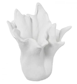 Wazon FOWER 30 cm ceramika biały