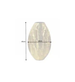 Wazon ORGANIC 45 cm złoty