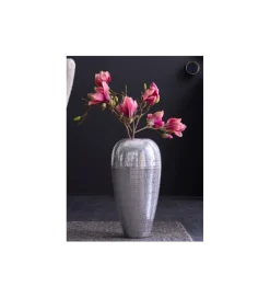 Wazon ORIENT 50 cm srebrny