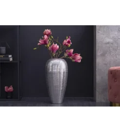 Wazon ORIENT 50 cm srebrny
